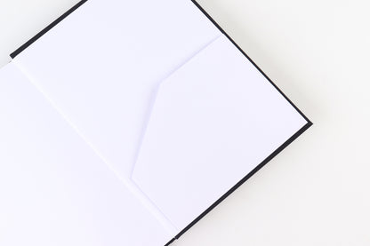 Inner pocket in the journal. 