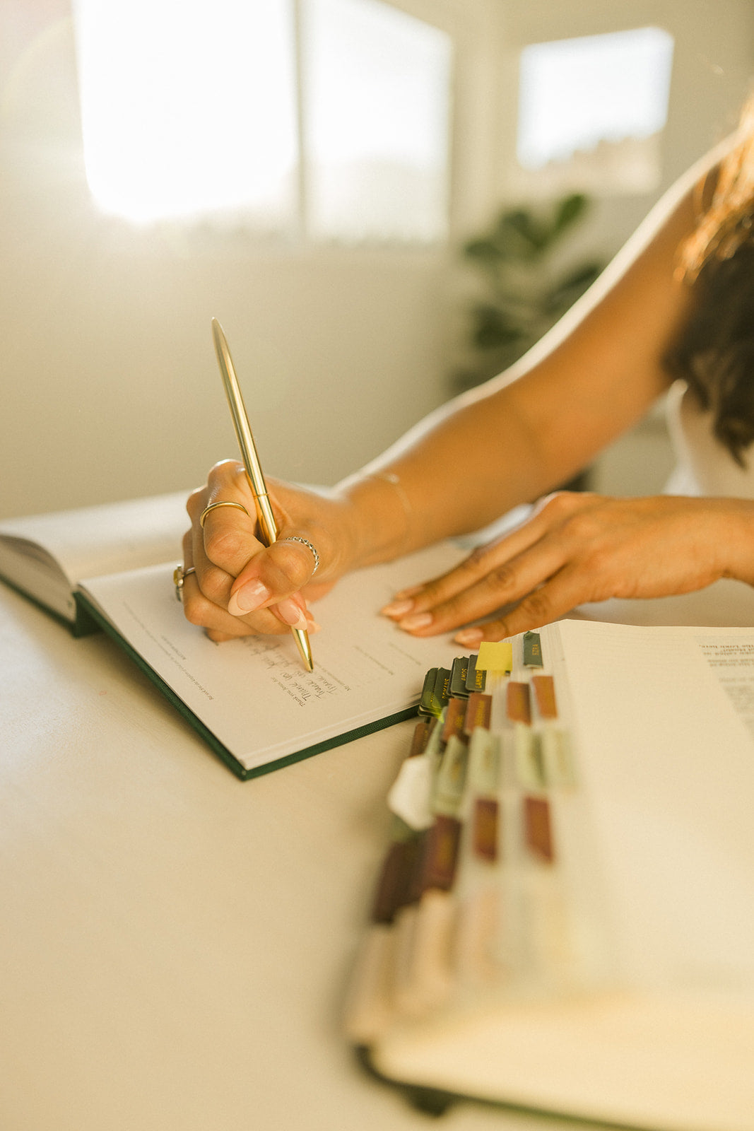 Christian Journal with Gold Pen