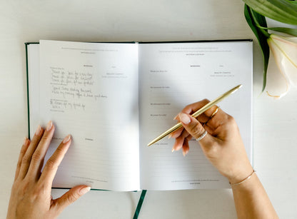 Found Rest Journal in White