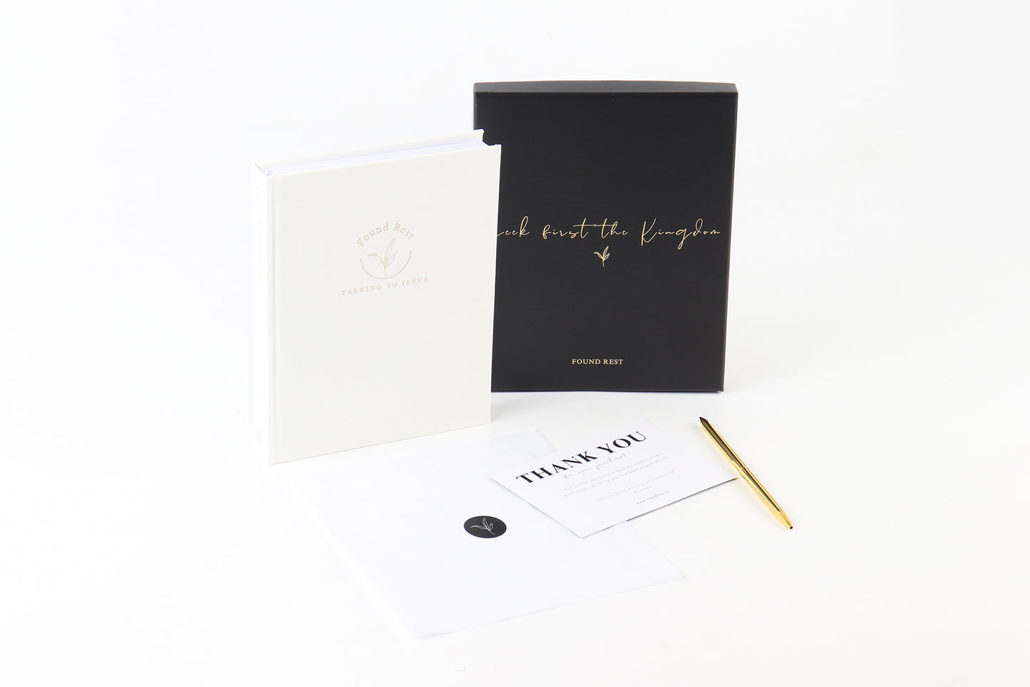 Found Rest Journal in White