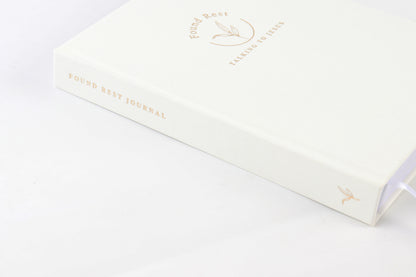 Found Rest Journal in White