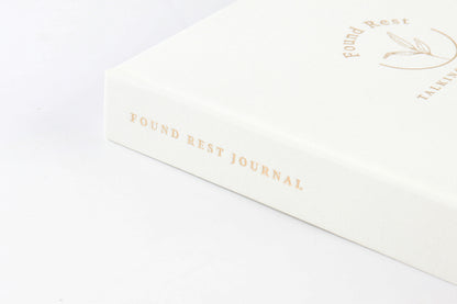 Found Rest Journal in White