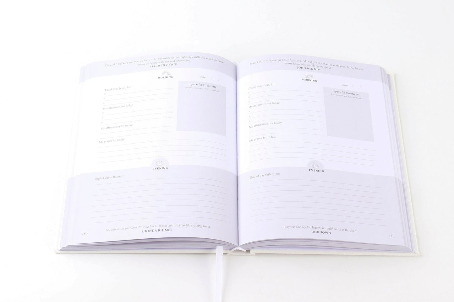 Found Rest Journal in White