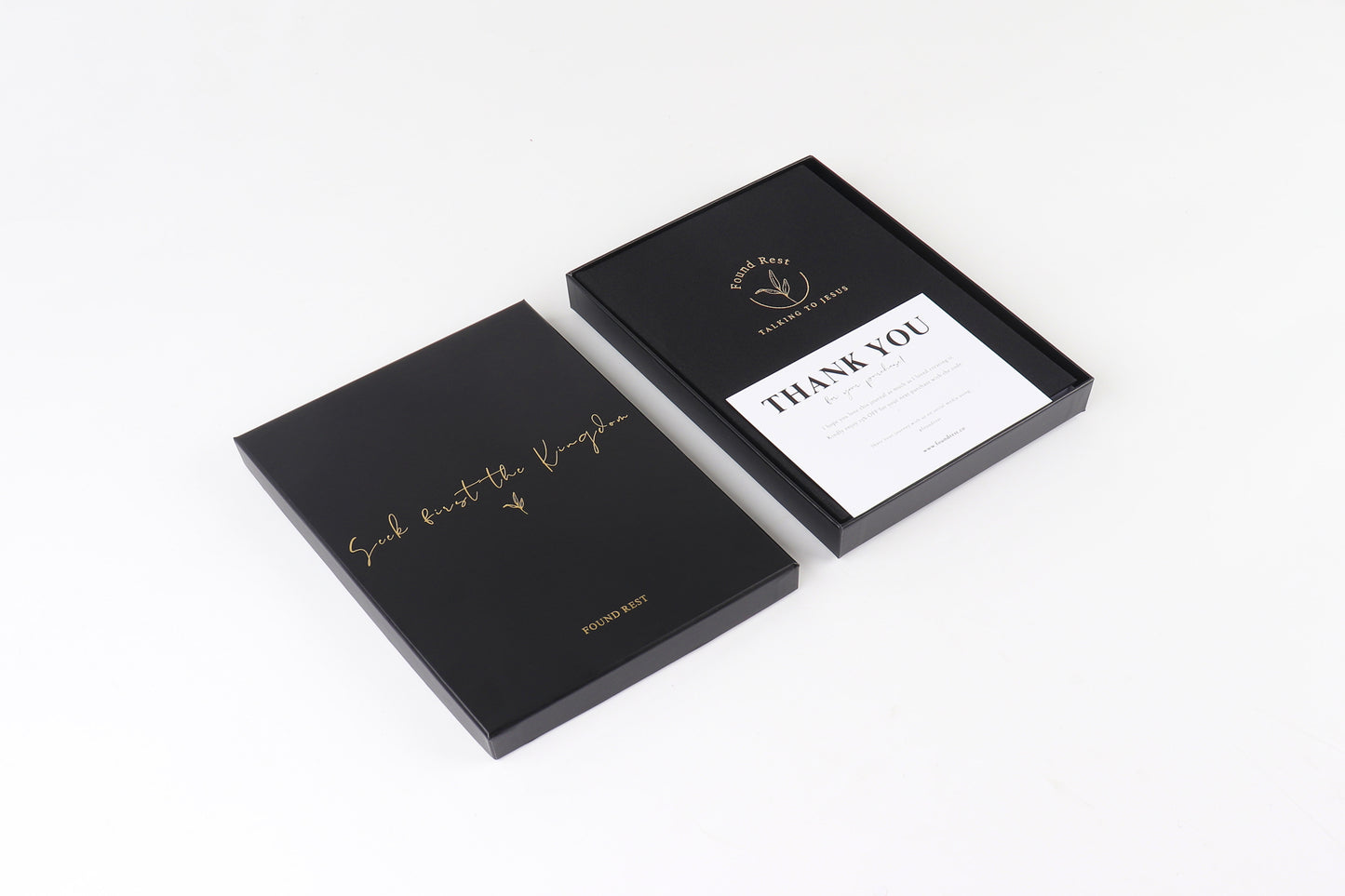 Found Rest Journal in Black