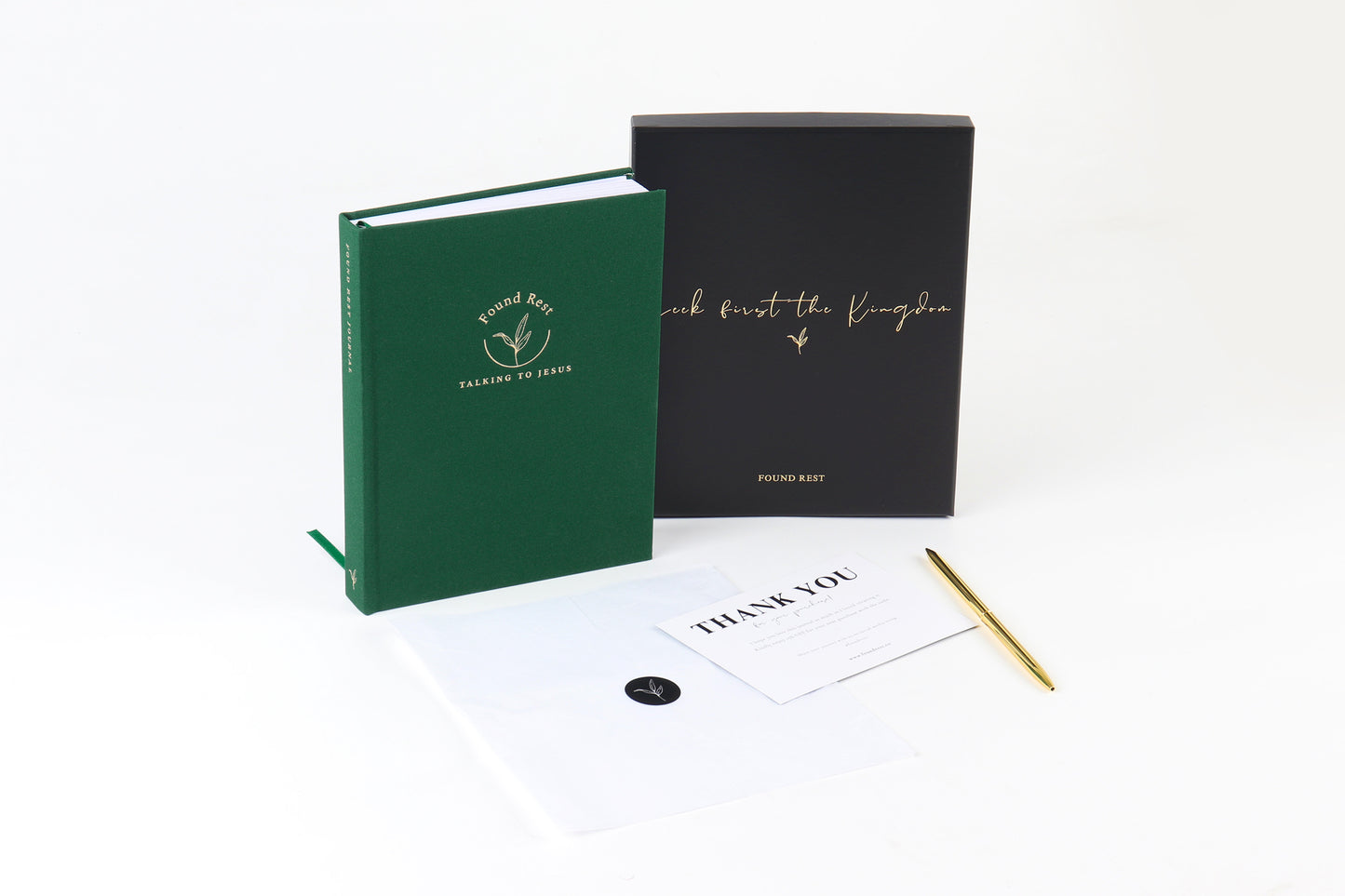 Found Rest Journal in Emerald